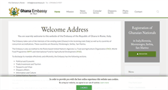 Desktop Screenshot of ghanaembassy.it